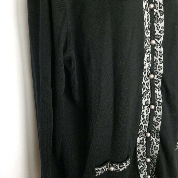 ALFRED DUNNER Black Long Sleeve Sweater XL - Picture 6 of 8